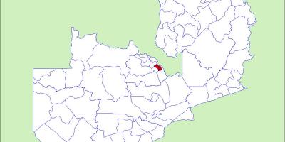 Karte von ndola Sambia